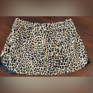 Outdoor Voices Leopard Print Skirt